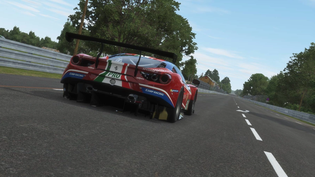 The rFactor 2 License Ends For Le Mans and the Ferrari 488