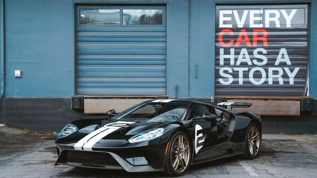 The Forza Motorsport 6 2017 Ford GT for sale in a SpecialEffect charity auction